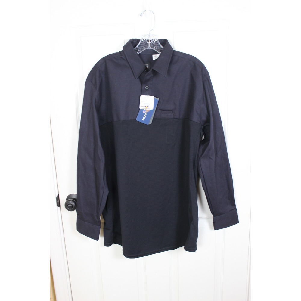 Flying Cross FX7020VS Mens Long Sleeve Shirt LAPD Navy Large Reg NWT